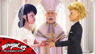 Miraculous Ladybug Season 7 Marinette and Adrien Wedding Celebration ❤️😱 [upl. by Anekam]