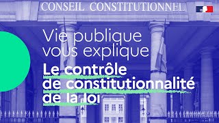 Le contrôle de constitutionnalité de la loi [upl. by Elboa]