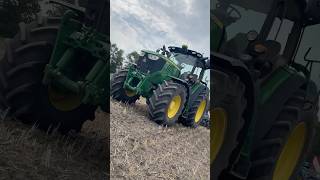 John Deere 6210R🔥🤩 johndeere farming agriculture köckerling 6210 [upl. by Hannie]