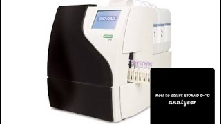 HBA1C Biorad D10 analyser [upl. by Herra]