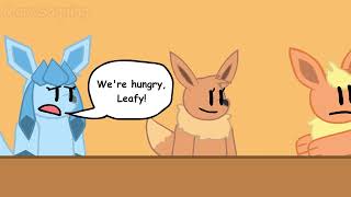 Leafy Got Cooked But  Eeveelution Squad Incorrect Quotes Animation [upl. by Lennon]