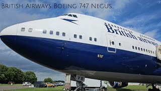 British Airways Boeing B747 Negus at Cotswold Airport boeing747 cotswolds 747 [upl. by Lyon]