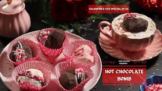 Hot Chocolate Bomb Tutorial Trending Hot Chocolate Bomb DIY  Geometric Heart Hot Cocoa Bombs [upl. by Cini]