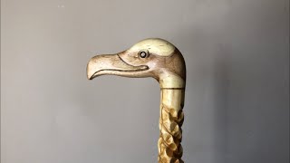 Hand Carved Walking stick [upl. by Sallyann962]