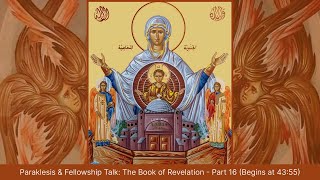 Paraklesis to the Mother of God amp Fellowship Talk The Book of Revelation  Part 16 06062024 [upl. by Aivatnuahs]