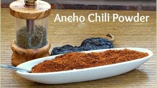 How to Make Ancho Chili Powder  A Mild Blend of Ancho Peppers and Spices [upl. by English]