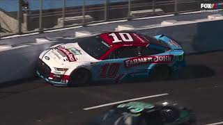 Aric Almirola HARD Crash  2022 NASCAR Clash at the Coliseum [upl. by Fazeli]