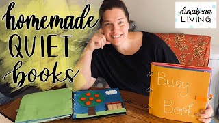 HOMEMADE BUSY BOOKS  Interactive Activities For Your Kids  DIY QUIET BOOKS TO KEEP OR SELL [upl. by Landy134]