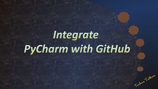 Integrate PyCharm with GitHub [upl. by Bywoods809]