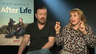 Ricky Gervais amp Kerry Godliman Talk quotAfter Lifequot on PLAN B [upl. by Miran334]