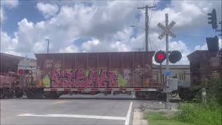 CSX L779 At Evers Street Crossing In PC Florida [upl. by Kort]