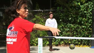 Pickleball 411 How to Set Up a Temporary Pickleball Court [upl. by Aiel486]