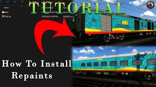 How to Install REPAINTS  Railworks  The Digital LP [upl. by Yardna]