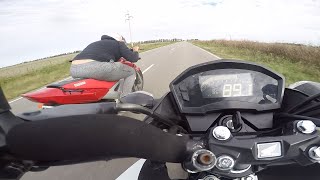 HONDA TWISTER CBX250 VS HONDA NEW TWISTER 250 EgoMotovlog [upl. by Polly]