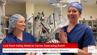 Heather Wheeler MD FACS  Hernia Robotic Surgery Demonstration [upl. by Aniuqal669]