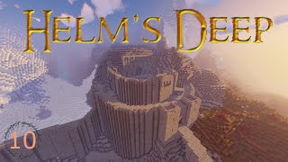 Building Helms Deep in Survival Minecraft 10 [upl. by Remas]