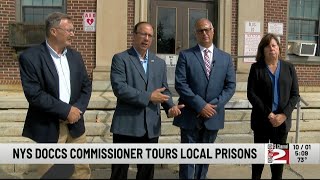 State Dept of Corrections and Community Supervision Commissioner Tours Mohawk Correctional Facility [upl. by Dhumma]