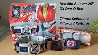 Henshin Belt ver20th DX DenO Belt and Climax Cellphone KTaros  Keitaros Kamen Rider DenO Den O [upl. by Nasar]