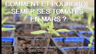 TUTO  COMMENT ET POURQUOI FAIRE SES SEMIS DE TOMATES AU MOIS MARS [upl. by Sumerlin400]