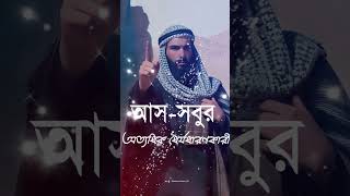 আল্লাহর ৯৯ নাম বাংলা অর্থ ও ফজিলত allah 99 name 6 [upl. by Melak]