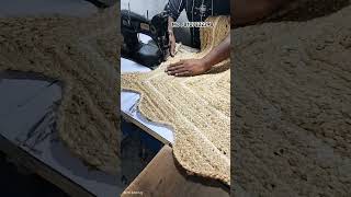 Braided jute raitagal carpet jute bast carpet cleaning jute carpet shortsfeed [upl. by Phillida408]