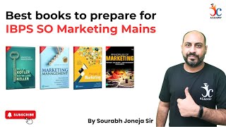 IBPS SO Marketing Mains  Best books to prepare for mains exam  IBPS SO Marketing Officer 2024 [upl. by Atinnod198]