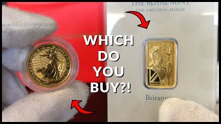 14 Ounce Gold Britannia Coin or 5G Gold Britannia Bar [upl. by Marcell]