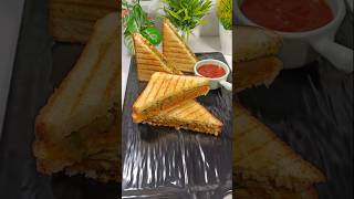 Potato Masala Sandwich ❤️  aloo sandwich shortsfeed breakfast viralvideo viralshorts shorts [upl. by Demakis]