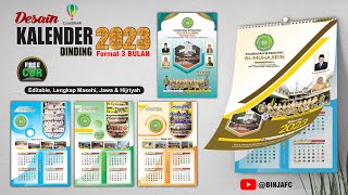 Kalender 2023 Lengkap Free CDR [upl. by Naesed]