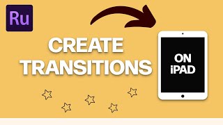 How to Add Transitions in Premiere Rush on IPad  Beginner Tutorial [upl. by Odella]