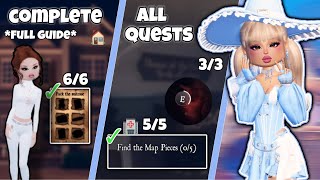 HOW TO COMPLETE ALL THE LANA LORE QUESTS IN DRESS TO IMPRESS FULL GUIDE  ROBLOX [upl. by Ansela]