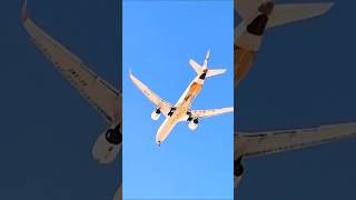 Etihad landing Abu Dhabi airport✈️Etihadflight abudhabi shortvideo [upl. by Blondy]