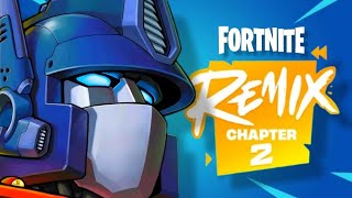 OPTIMUS PRIME no FORTNITE REMIX 🤖❤️💙 [upl. by Jonina]