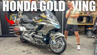 The 2024 Honda Gold Wing GL1800 REVIEW  Is it a Motorcycle or a Car [upl. by Harimas]