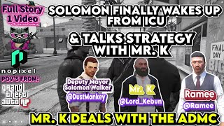 Mr K deals with ADMC Solomon Walker Awakes from Coma  GTA RP NoPixel 40 [upl. by Dlorrej159]