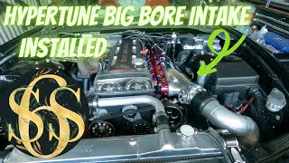 2jz hypertune intake installed and testing some outputs [upl. by Dyob]