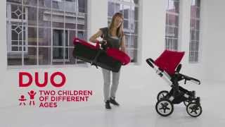 Compact fold  Bugaboo Donkey Duo [upl. by Lienad]