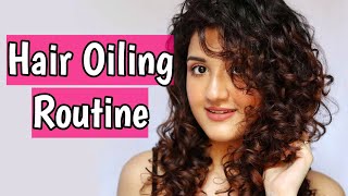 My Hair Oiling Routine amp Tips for Curly Hair  Curly Hair India  Madhushree Joshi [upl. by Mcclees692]