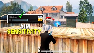 Best TPP Aim Sensitivity BGMI Update 29😱🔥 [upl. by Ahseki]