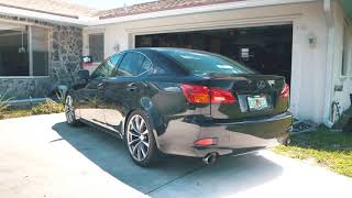 Lexus IS350 Muffler Delete [upl. by Koslo]