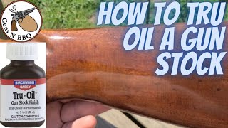 How to Tru Oil a Gun Stock Remingon 760 restoration continued [upl. by Naamann462]