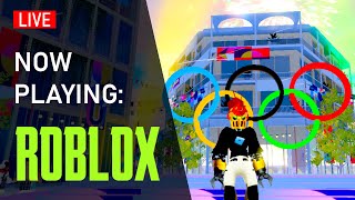 LIVE Roblox  Exploring Olympics World [upl. by Anirtep497]