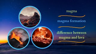 What is magma in geology How is magma formed in geology  difference between magma and lava [upl. by Haslett]