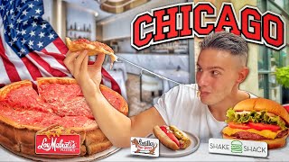 TRYING ICONIC FAST FOOD RESTAURANTS IN CHICAGO [upl. by Neilson]