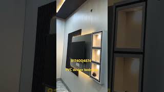 Bedroom PVC design 😭 short video viral 😭 best PVC design 😭 new best bedroom design 😭 latest PVC [upl. by Retsev]