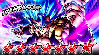 Dragon Ball Legends ULTRA GOGETA BLUE 1 YEAR LATER HOW WELL HAS HE AGED [upl. by Baiss]