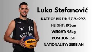 Luka Stefanovic 3x3 Highlights [upl. by Syramad865]