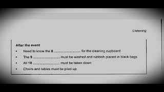 Hiring A Public Room Ielts Listening Test [upl. by Aicenad16]