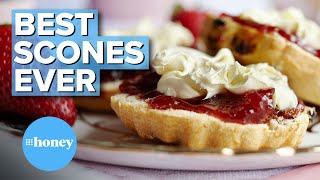 How to make perfect fluffy scones Scones recipe  9Honey [upl. by Ailehs]