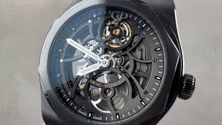 GirardPerregaux Laureato Skeleton Black Ceramic 810153200132A GirardPerregaux Watch Review [upl. by Parsons]